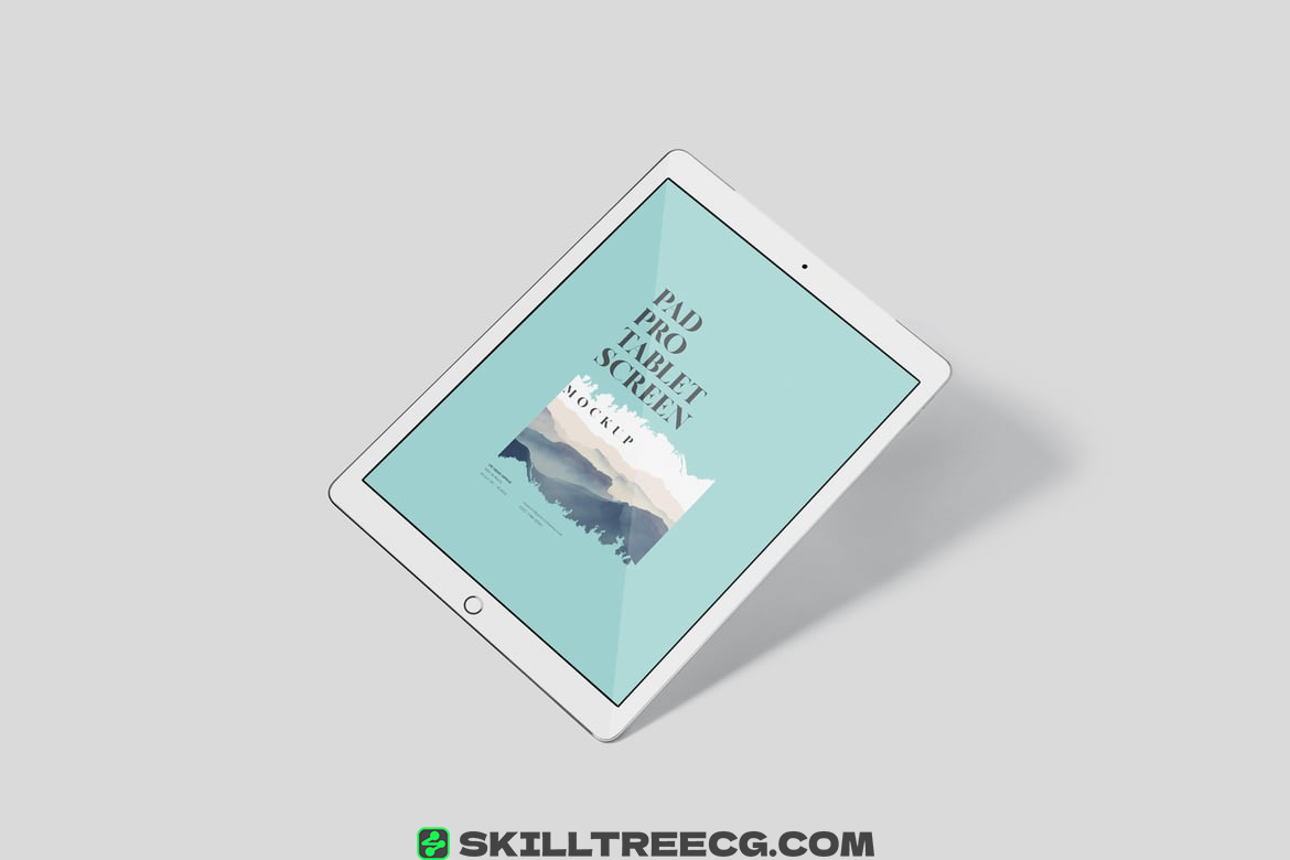 Pad Pro Tablet Screen Mockup Set（492267）-技能树